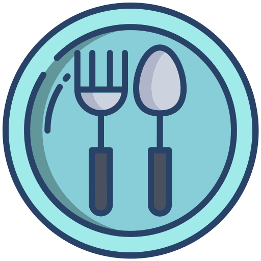 Diet restaurant dish dinner icon