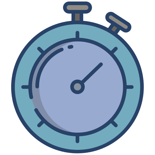 Timer wait hours time and date icon