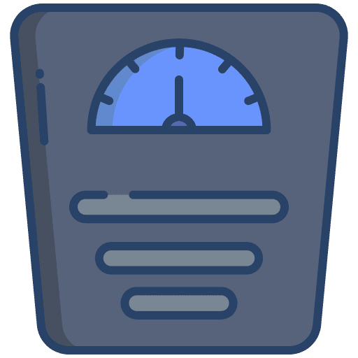 Weighing scale healthcare and medical weighing machine health icon