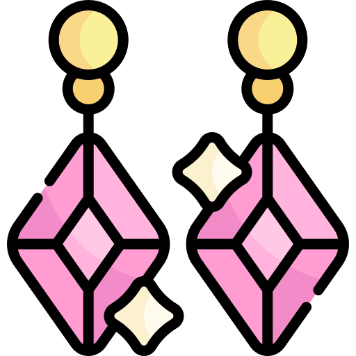 Earrings diamond fashion glamour icon