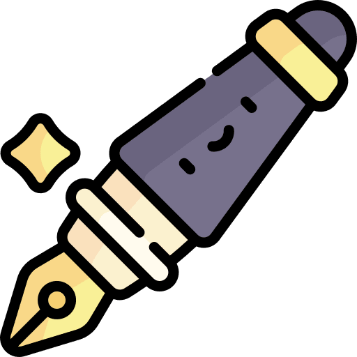 Fountain pen fountain pen write calligraphy icon