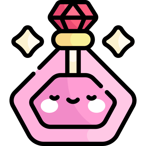 Perfume scent fragance bottle icon