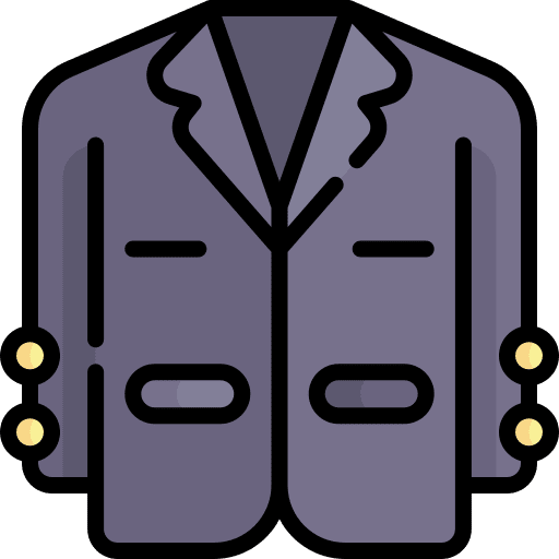 Suit male elegant dresscode icon