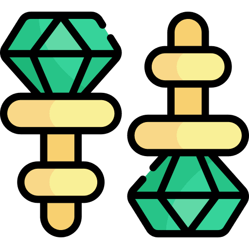 Cufflinks precious stone gemstone cufflinks icon