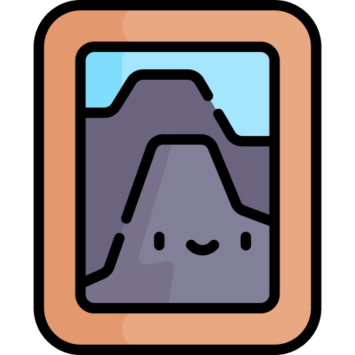 Painting painting ornamental frame icon