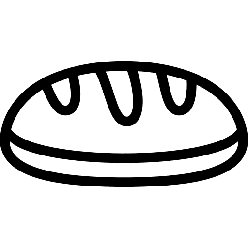 Bread hot bun food and restaurant icon