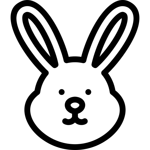 Easter bunny animals easter bunny mammal icon