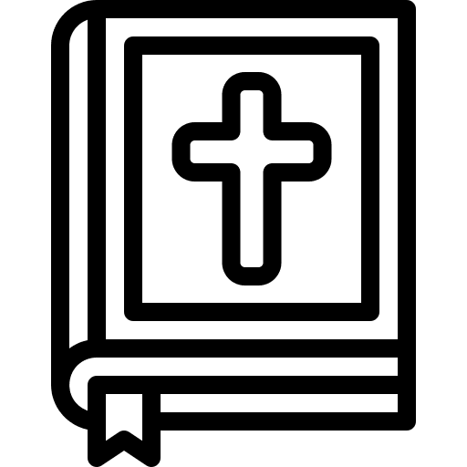 Bible christmas pray christianity icon