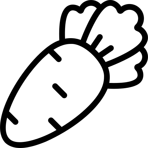 Carrot food and restaurant diet vegetable icon