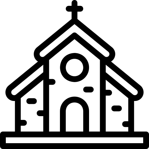 Church catholic cross christianity icon