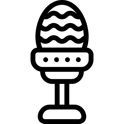 Easter egg christian easter day easter egg icon