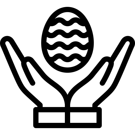 Easter egg holiday happy easter easter icon