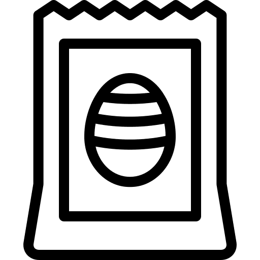 Paper bag easter day happy easter paper bag icon