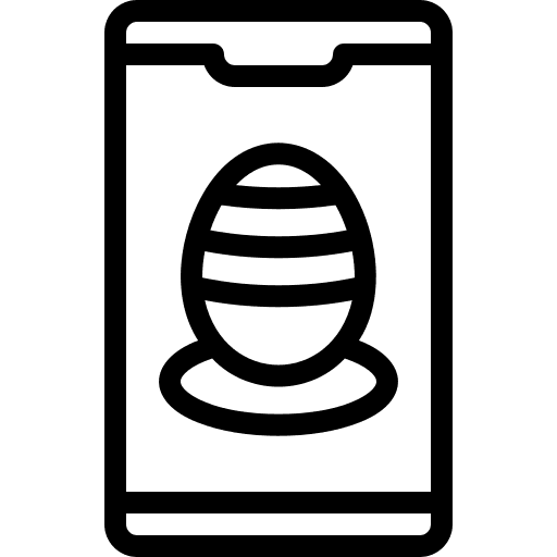 Smartphone mobile phone touch screen smartphone icon