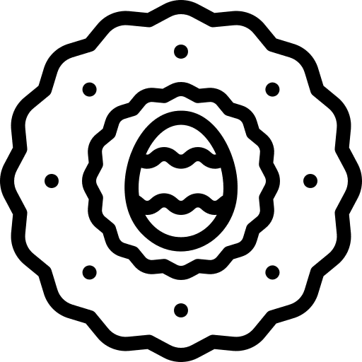 Wreath wreath easter decoration icon