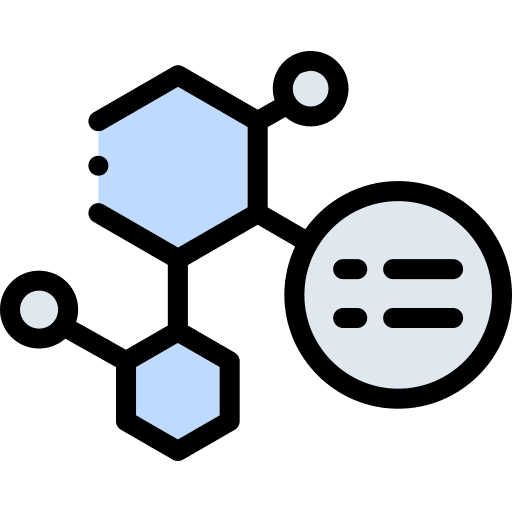 Skin education dermis tissue icon