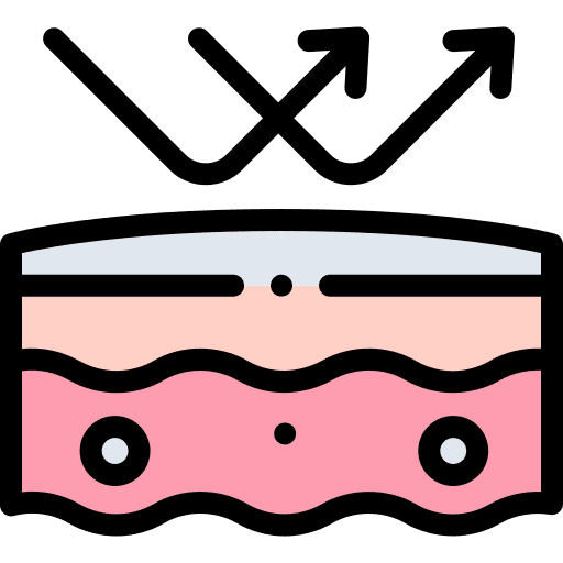 Skin protection uv protection healthcare and medical skin icon