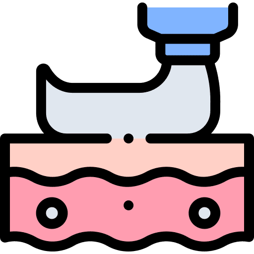 Lotion dermis beauty protection icon