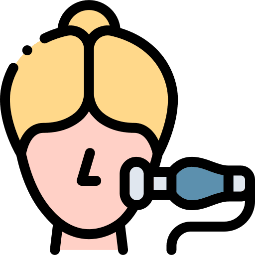 Treatment blonde peeling healthcare icon