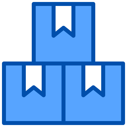 Box bulk shipping boxes icon