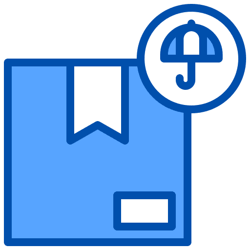 Box protect delivery package icon