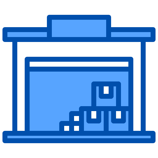 Stock enterprise stockroom wholesale icon