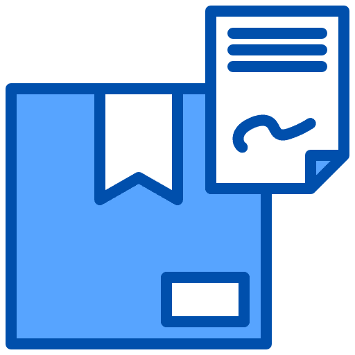 Invoice e-commerce invoice transportation icon