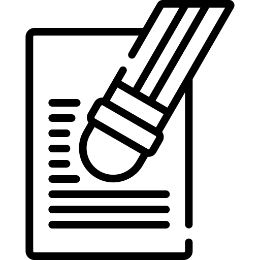 Eraser pencil office material school material icon