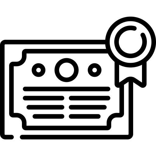 Diploma certificate diploma document icon