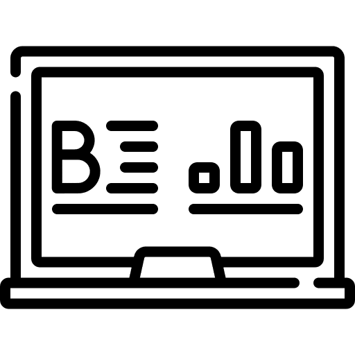 Blackboard eraser chalk lesson icon