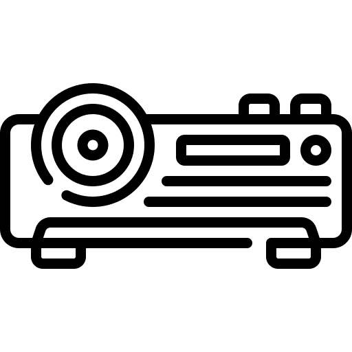 Projector multimedia projector video icon