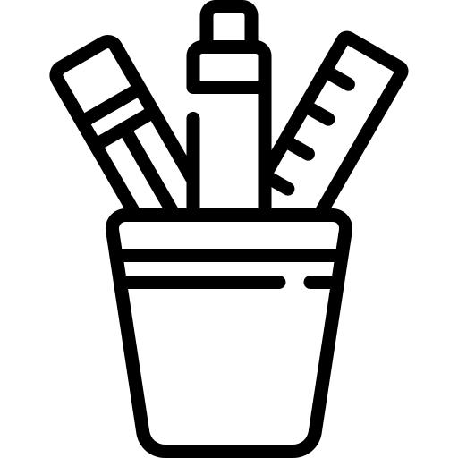 Stationery stationery school material ruler icon