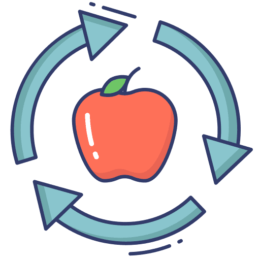 Apple apple food ecology and environment icon