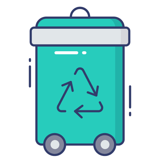 Dustbin ecology and environment dustbin can icon