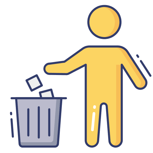 Trash avatar ecology and environment recycle icon