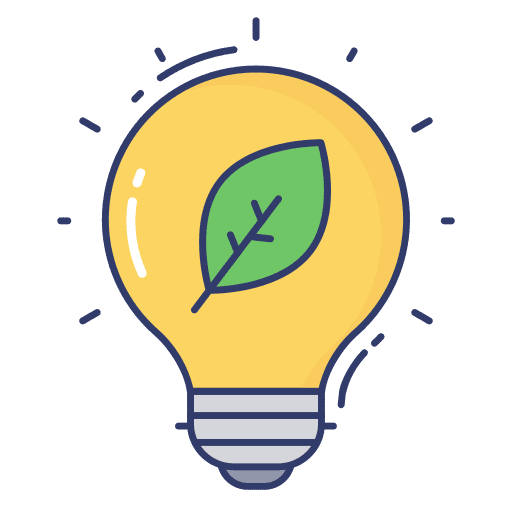 Bulb bulb ecology and environment illumination icon
