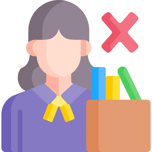 Employee avatar people unemployment icon