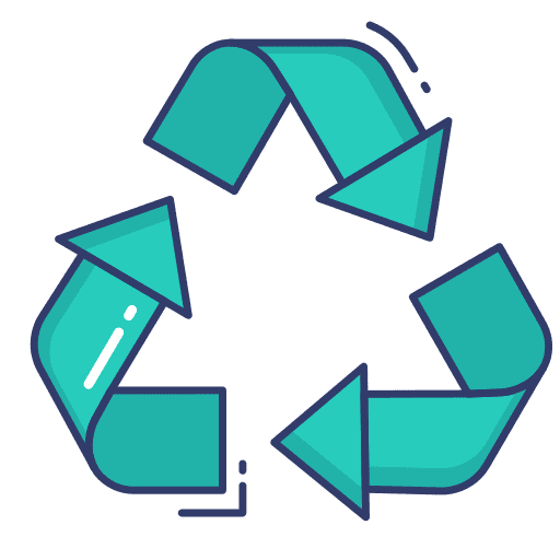 Recycle ecology recycle arrows icon