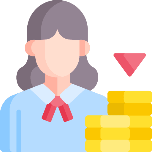 Economist people woman economist icon