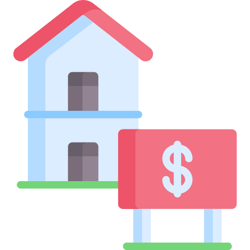 Sell property buildings residential icon