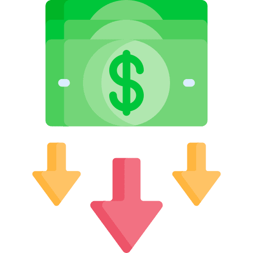 Recession recession crisis business and finance icon