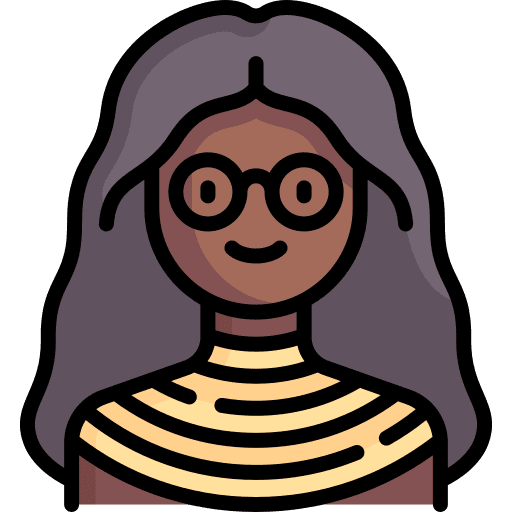 Character character afro black hair icon