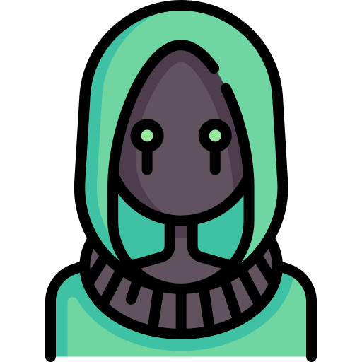 Character science fiction game character icon