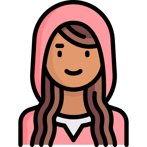 Little red riding hood people fantasy avatar icon