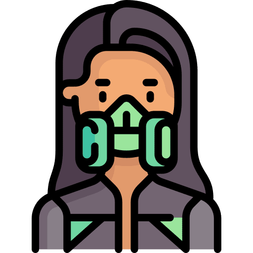 Character character avatar gas mask icon