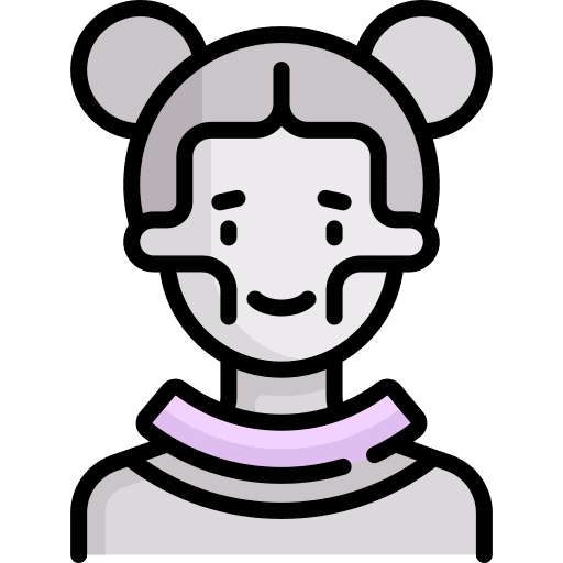 Ghost girl character user icon