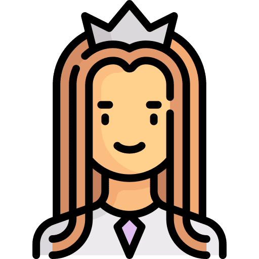 Princess woman people crown icon