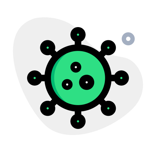 Hosting bacteria hosting microorganism icon