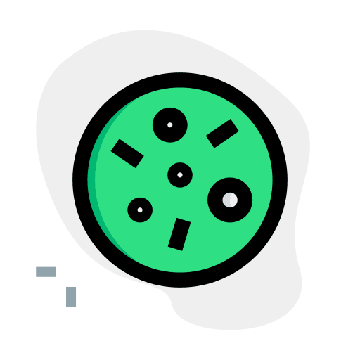 Scientific healthcare and medical research biology icon