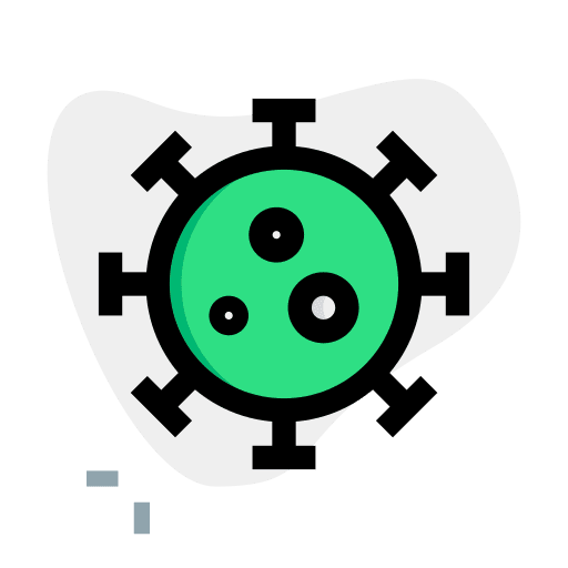 Viral healthcare and medical infection covid 19 icon